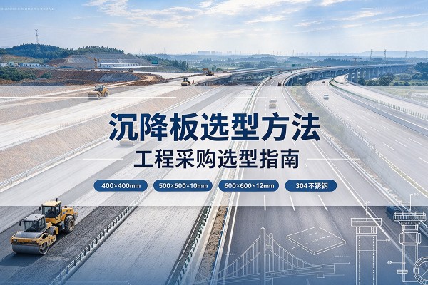 谢通门沉降板选择方法