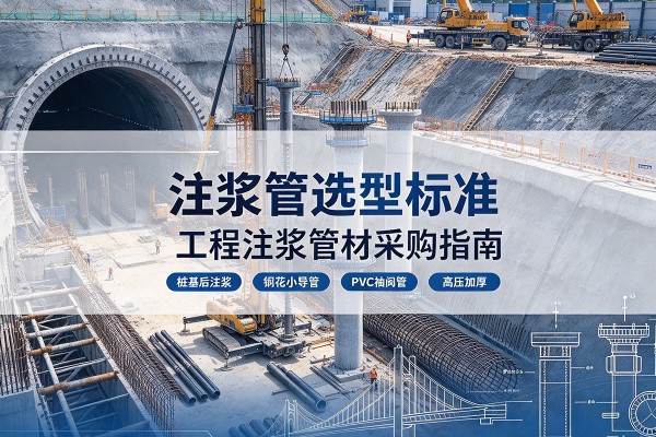 谢通门注浆管选型标准