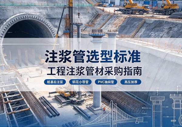 谢通门注浆管选型标准